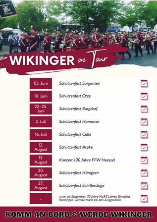 Wikinger On Tour Sommerplan 2023